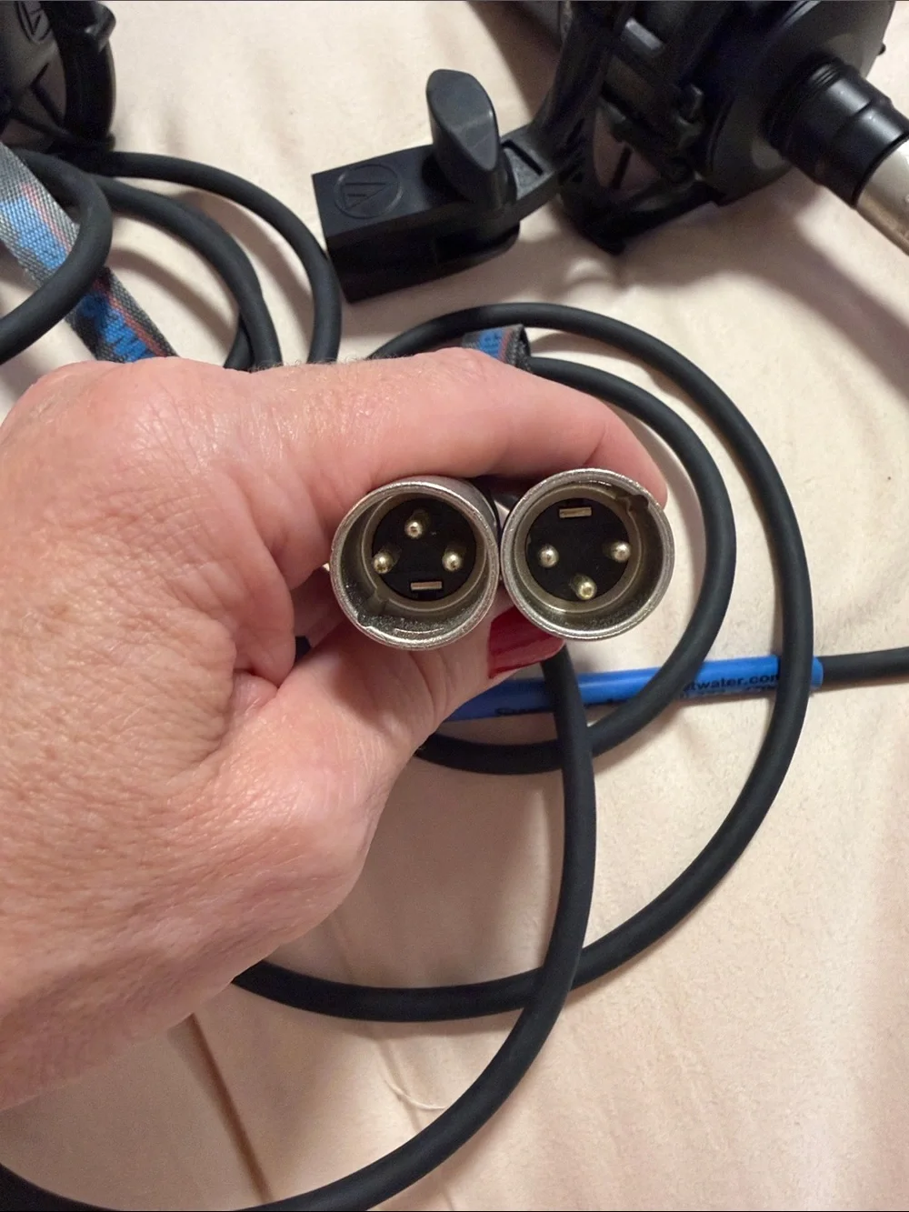 Podcasters! Audio-Technica AT2035 XLR Condenser Microphone Pair with Shock Mount